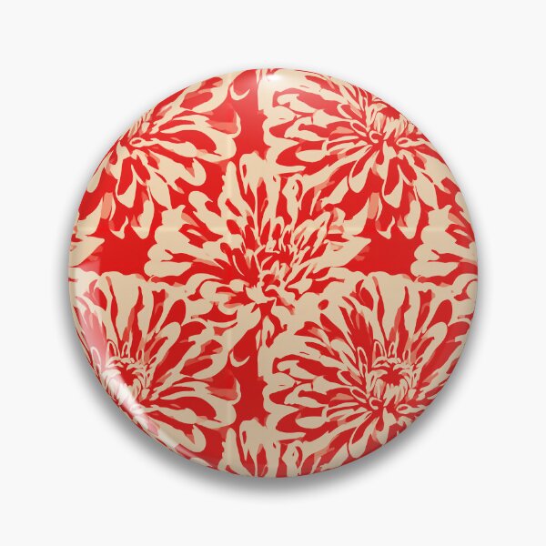 Item preview, Vibrant Zinnia Flower  - Botanical Garden Pattern - Retirement Gifts for Husband designed and sold by RoyalStarsPatts.