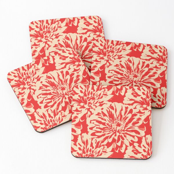 Item preview, Vibrant Zinnia Flower  - Botanical Garden Pattern - Retirement Gifts for Husband designed and sold by RoyalStarsPatts.