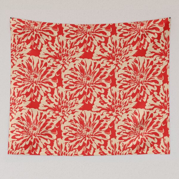 Item preview, Vibrant Zinnia Flower  - Botanical Garden Pattern - Retirement Gifts for Husband designed and sold by RoyalStarsPatts.