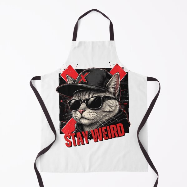 Item preview, Cool Cat Stay Weird Streetwear Sunglasses Hat designed and sold by WelLarsDigitals.