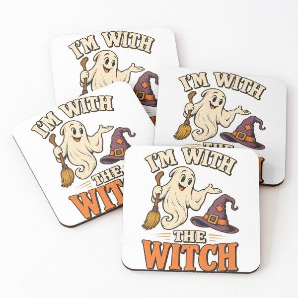 Item preview, Funny Halloween Couple , I'm with The Witch, Matching Witch Boyfriend Gift, Spooky Couples Costume Graphic Tee designed and sold by OUICHA.