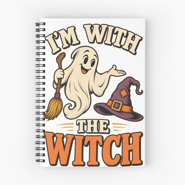 Item preview, Funny Halloween Couple , I'm with The Witch, Matching Witch Boyfriend Gift, Spooky Couples Costume Graphic Tee designed and sold by OUICHA.