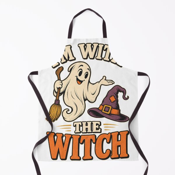 Item preview, Funny Halloween Couple T-Shirt, I'm with The Witch, Matching Witch Boyfriend Gift, Spooky Couples Costume Graphic Tee designed and sold by OUICHA.