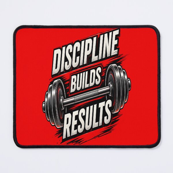 Item preview, Discipline Builds Results Gym Motivation Dumbbell designed and sold by FABIOLA1970.