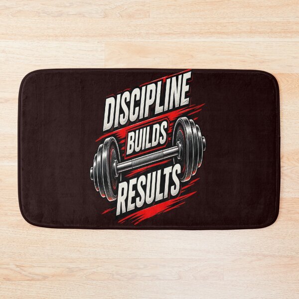 Item preview, Discipline Builds Results Gym Motivation Dumbbell designed and sold by FABIOLA1970.