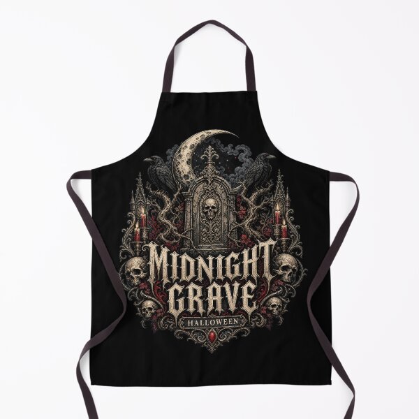Item preview, HALLOWEEN Midnight Grave – Dark Cemetery Gothic Sticker designed and sold by ElKesslassy Daniel.