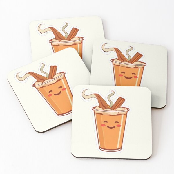 Item preview, Cute Kawaii Pumpkin Spice Iced Coffee designed and sold by Akira Design Store.