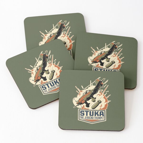 Item preview, Ju 87 Stuka Dive Bomber Jericho Trumpet Explosion Art designed and sold by KiwiRider.