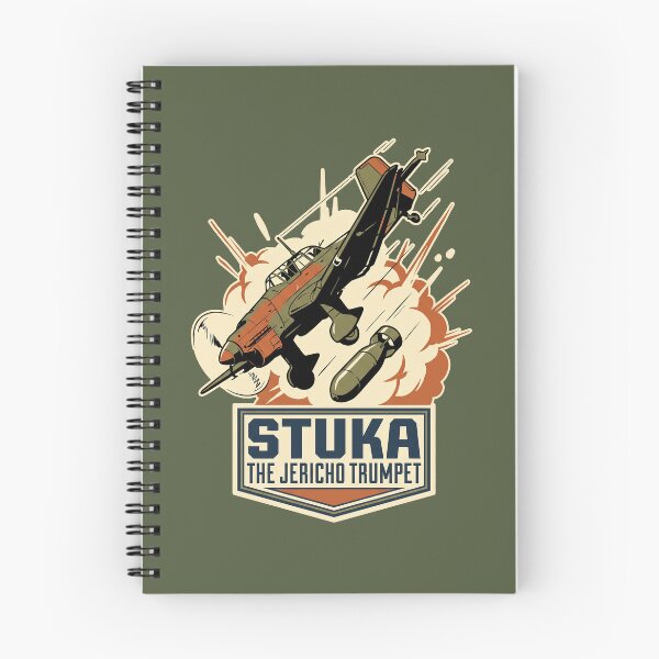 Item preview, Ju 87 Stuka Dive Bomber Jericho Trumpet Explosion Art designed and sold by KiwiRider.