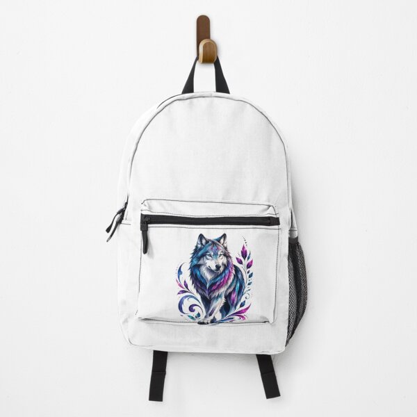 Item preview, Mystic Neon Wolf Watercolor Art designed and sold by Arts Design 15.