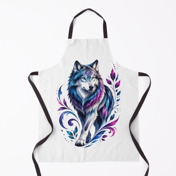 Item preview, Mystic Neon Wolf Watercolor Art designed and sold by Arts Design 15.