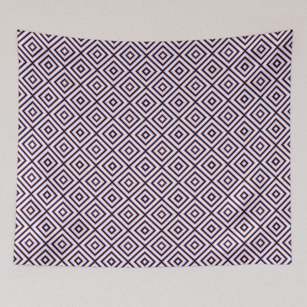 Item preview, Multicolor Pastel Concentric Diamonds - Seamless Geometric Pattern designed and sold by Sasitee.