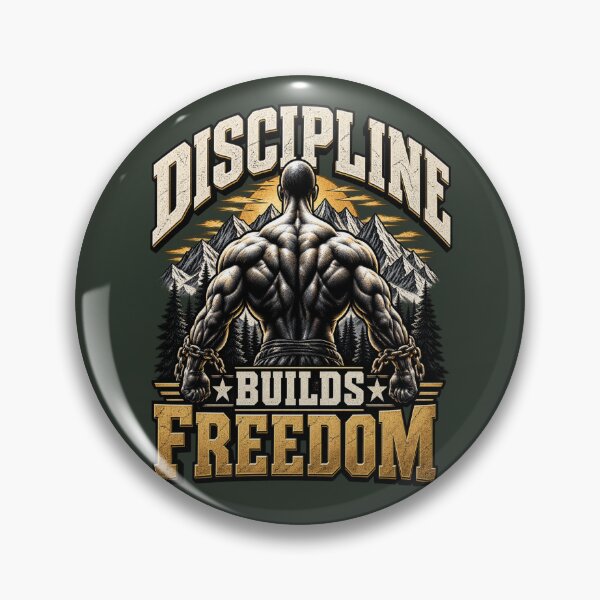 Item preview, Discipline Builds Freedom Bodybuilder designed and sold by FABIOLA1970.