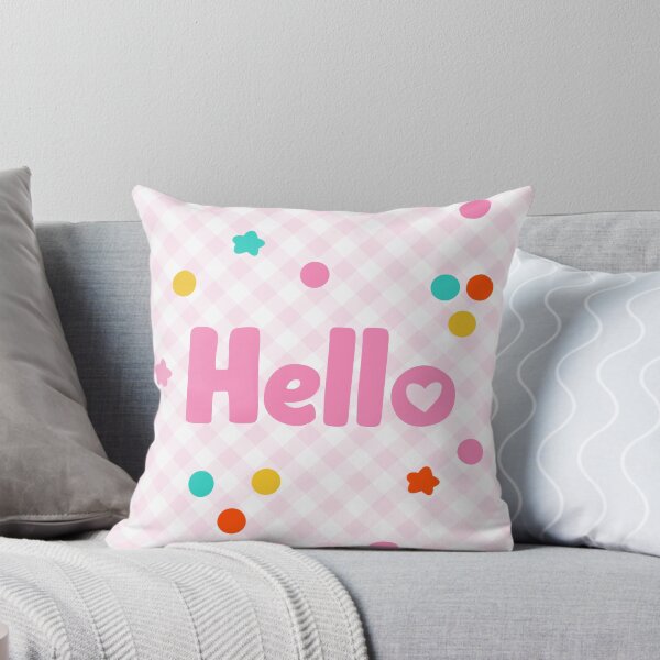 Item preview, Hello on Gingham designed and sold by MissMelsa.