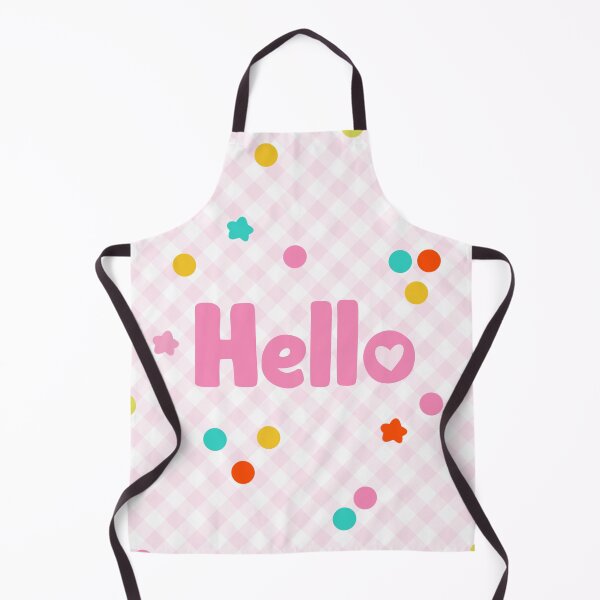 Item preview, Hello on Gingham designed and sold by MissMelsa.