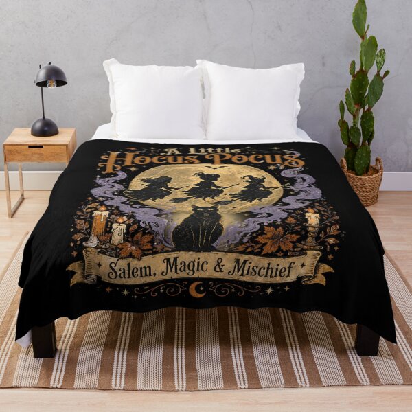 Item preview, Hocus Pocus Witchy Halloween Vintage Salem Magic Graphic Art designed and sold by Polwick-Drbala.