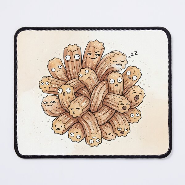 Item preview, Cute Churros Pile Kawaii Cinnamon Sugar Dessert designed and sold by DuckOddity.
