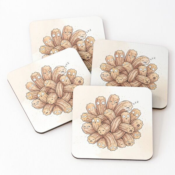 Item preview, Cute Churros Pile Kawaii Cinnamon Sugar Dessert designed and sold by DuckOddity.