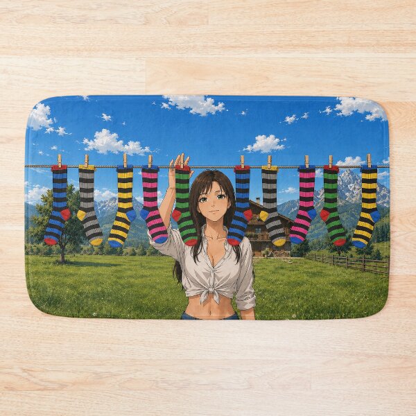 Item preview, socks on clothesline designed and sold by WotanArt.