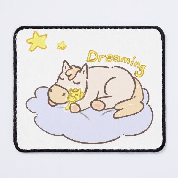 Item preview, Cute Sleeping Horse on Cloud with Pony Plushie designed and sold by KariBordz.