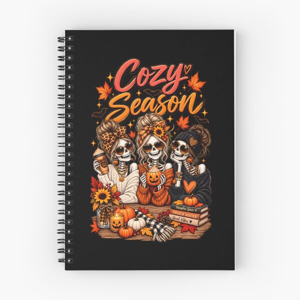 Item preview, Cozy Season Halloween Skeleton Besties designed and sold by Blinkwater Designs.