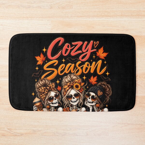Item preview, Cozy Season Halloween Skeleton Besties designed and sold by Blinkwater Designs.