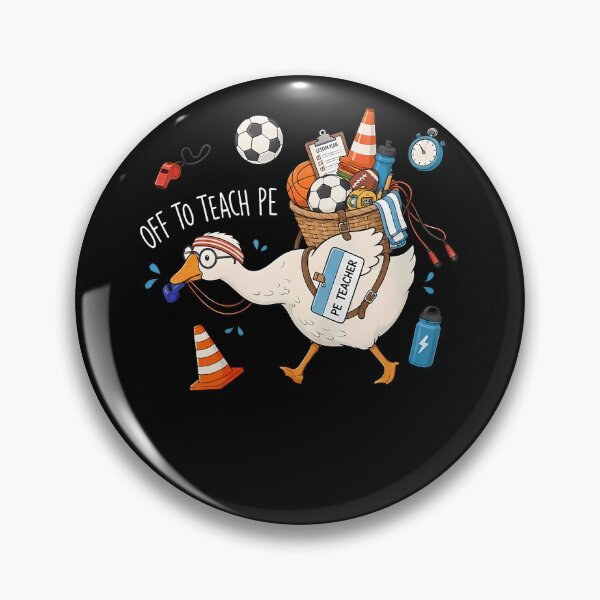 Item preview, Off To Teach Pe Physical Education Teacher Silly Goose designed and sold by ripgoatclothing.