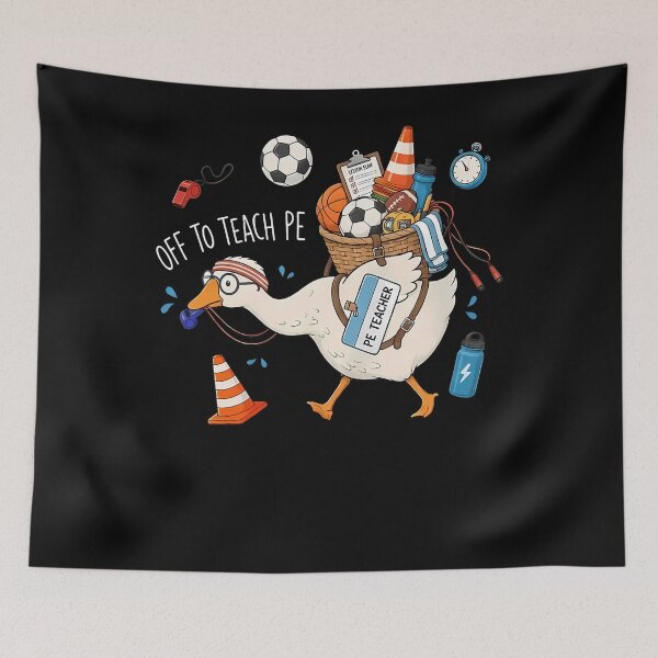 Item preview, Off To Teach Pe Physical Education Teacher Silly Goose designed and sold by ripgoatclothing.