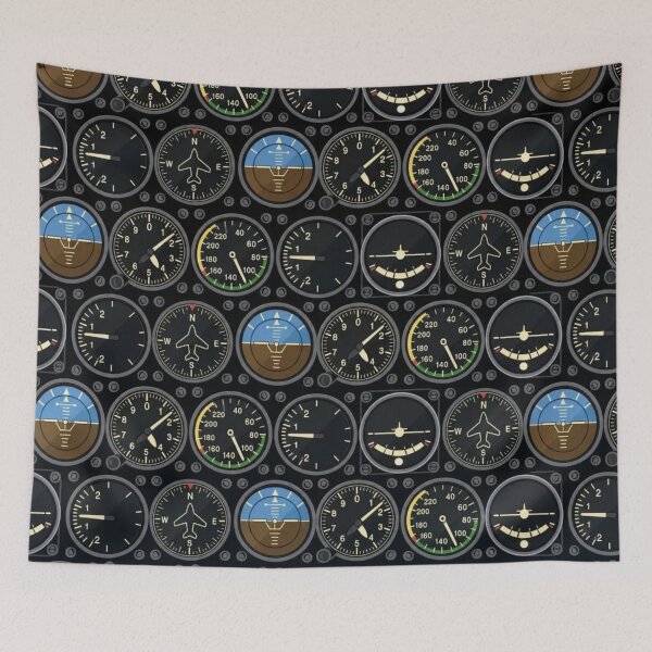 Item preview, Cockpit Instrument Patterns | Aviation Flight Gauge Cluster designed and sold by NominalSystems.