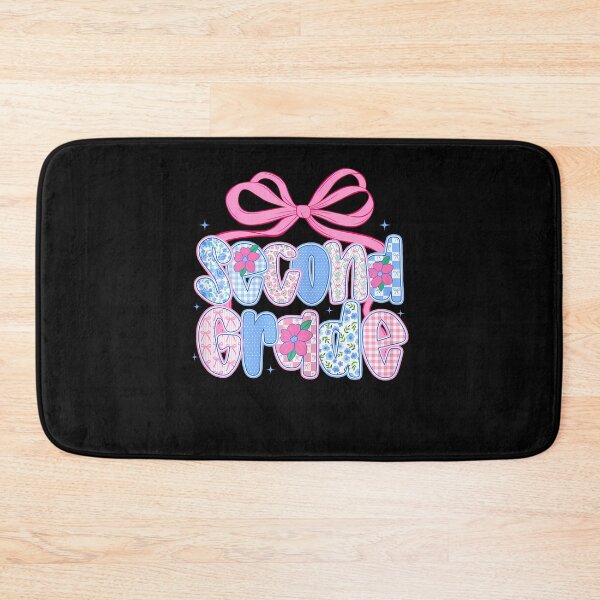 Item preview, Preppy Second 2Nd Grade Floral Coquette Bow Back To School designed and sold by ripgoatclothing.