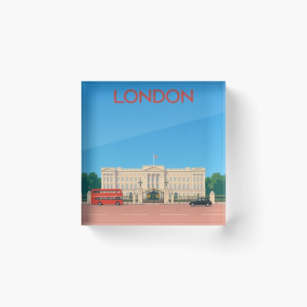 Item preview, Buckingham Palace London City Pop designed and sold by Neon-Mama.