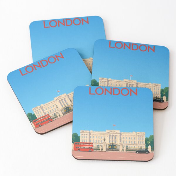 Item preview, Buckingham Palace London City Pop designed and sold by Neon-Mama.