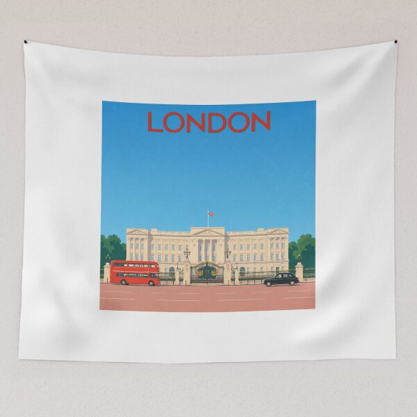 Item preview, Buckingham Palace London City Pop designed and sold by Neon-Mama.