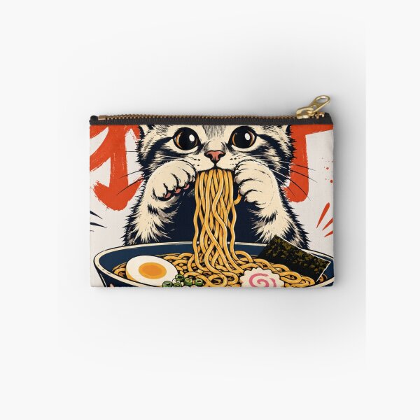 Item preview, Retro Cat Ramen, Vintage Cat, Funny Foodie designed and sold by Quiajia.