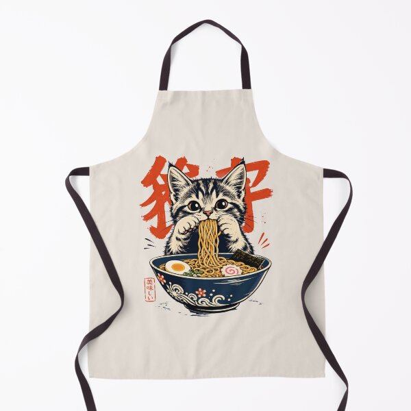 Item preview, Retro Cat Ramen, Vintage Cat, Funny Foodie designed and sold by Quiajia.