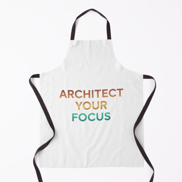 Item preview, Architect Your Focus - Minimalist Motivational Typography Quote designed and sold by Dzblack.