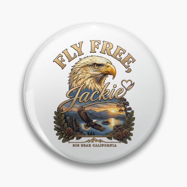 Item preview, Fly Free Jackie Big Bear Bald Eagle Memorial designed and sold by hemagamo.