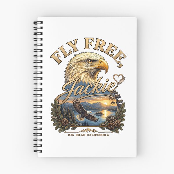 Item preview, Fly Free Jackie Big Bear Bald Eagle Memorial designed and sold by hemagamo.