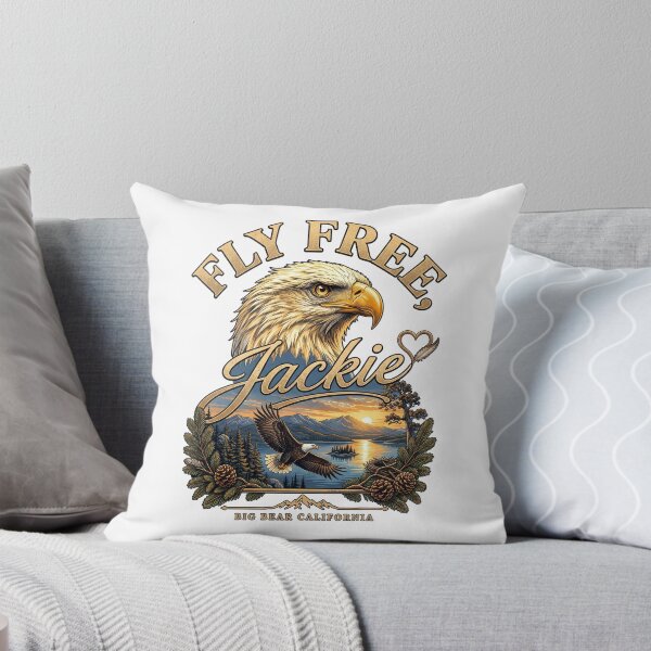 Item preview, Fly Free Jackie Big Bear Bald Eagle Memorial designed and sold by hemagamo.