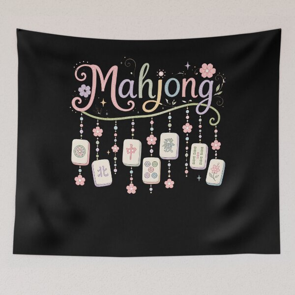 Item preview, Mahjong Floral Beaded designed and sold by ripgoatclothing.