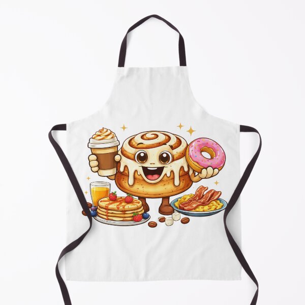 Item preview, Breakfast Bliss Cute Cinnamon Roll Coffee Foodie Design. designed and sold by The-T-In-Retro.