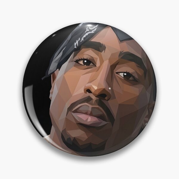 Item preview, Tupac Lowpoly style designed and sold by masamunekarang.