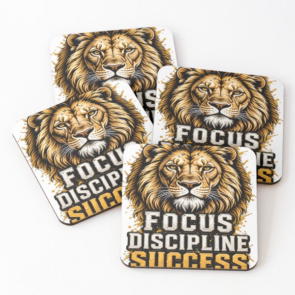 Item preview, Lion Focus Discipline Success designed and sold by FABIOLA1970.