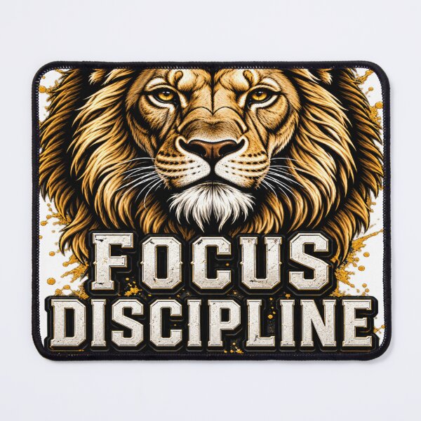 Item preview, Lion Focus Discipline Success designed and sold by FABIOLA1970.