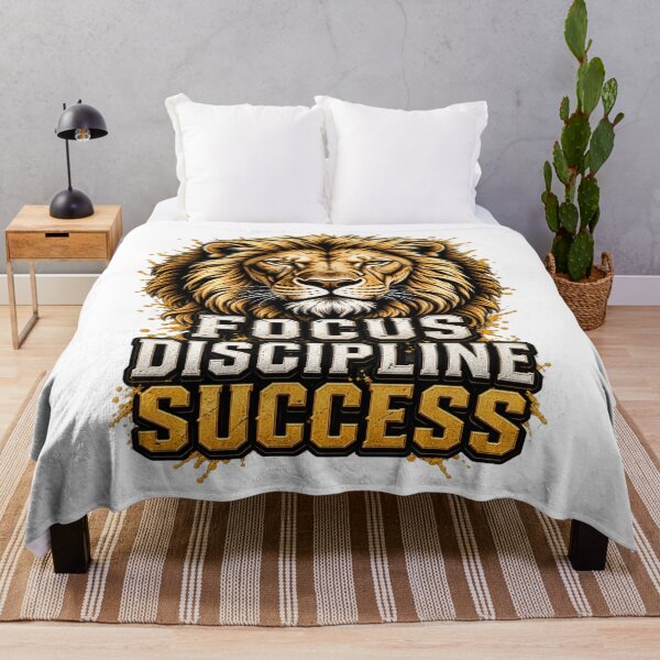 Item preview, Lion Focus Discipline Success designed and sold by FABIOLA1970.