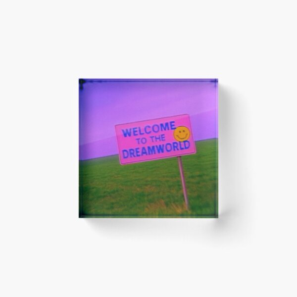 Item preview, WELCOME TO DREAMWORLD | Liminal | Dreamcore | Weirdcore Art designed and sold by dreamexe.