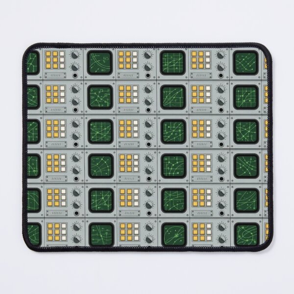 Item preview, Mission Control Patterns | Retro Space Program Console Grid designed and sold by NominalSystems.