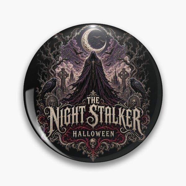 Item preview, HALLOWEEN The Night Stalker – Dark Gothic Creature Sticker designed and sold by ElKesslassy  Daniel.