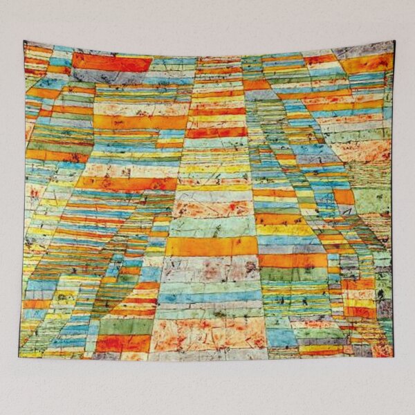 Item preview, Highway and Byways - Paul Klee Abstract Geometric Landscape designed and sold by Roberto Triolo.