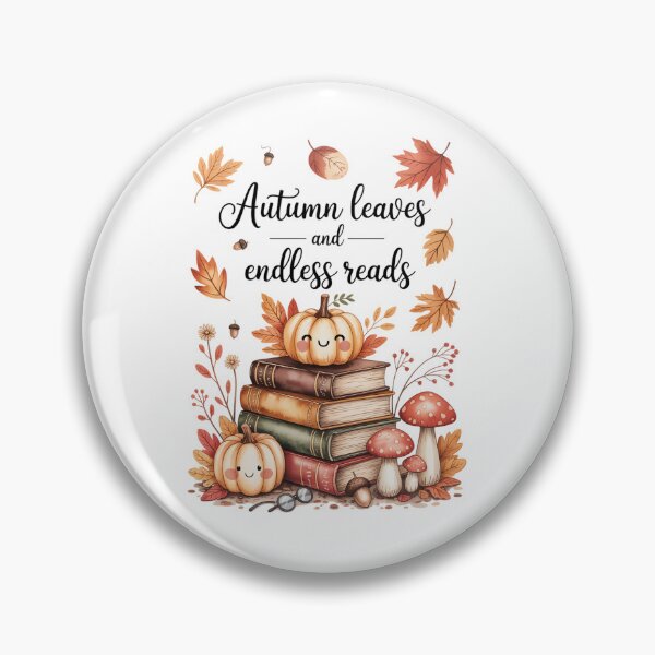 Item preview, Autumn leaves and endless reads designed and sold by jkrphoto.